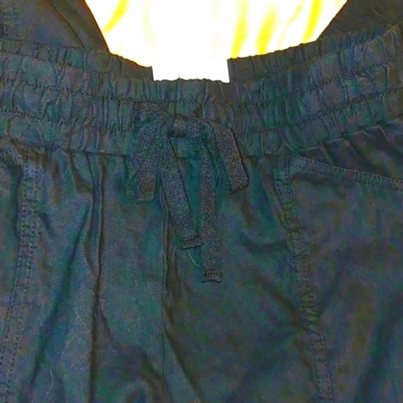 Lightweight linen blend cargo jogger pants, NEW - Picture 4 of 9